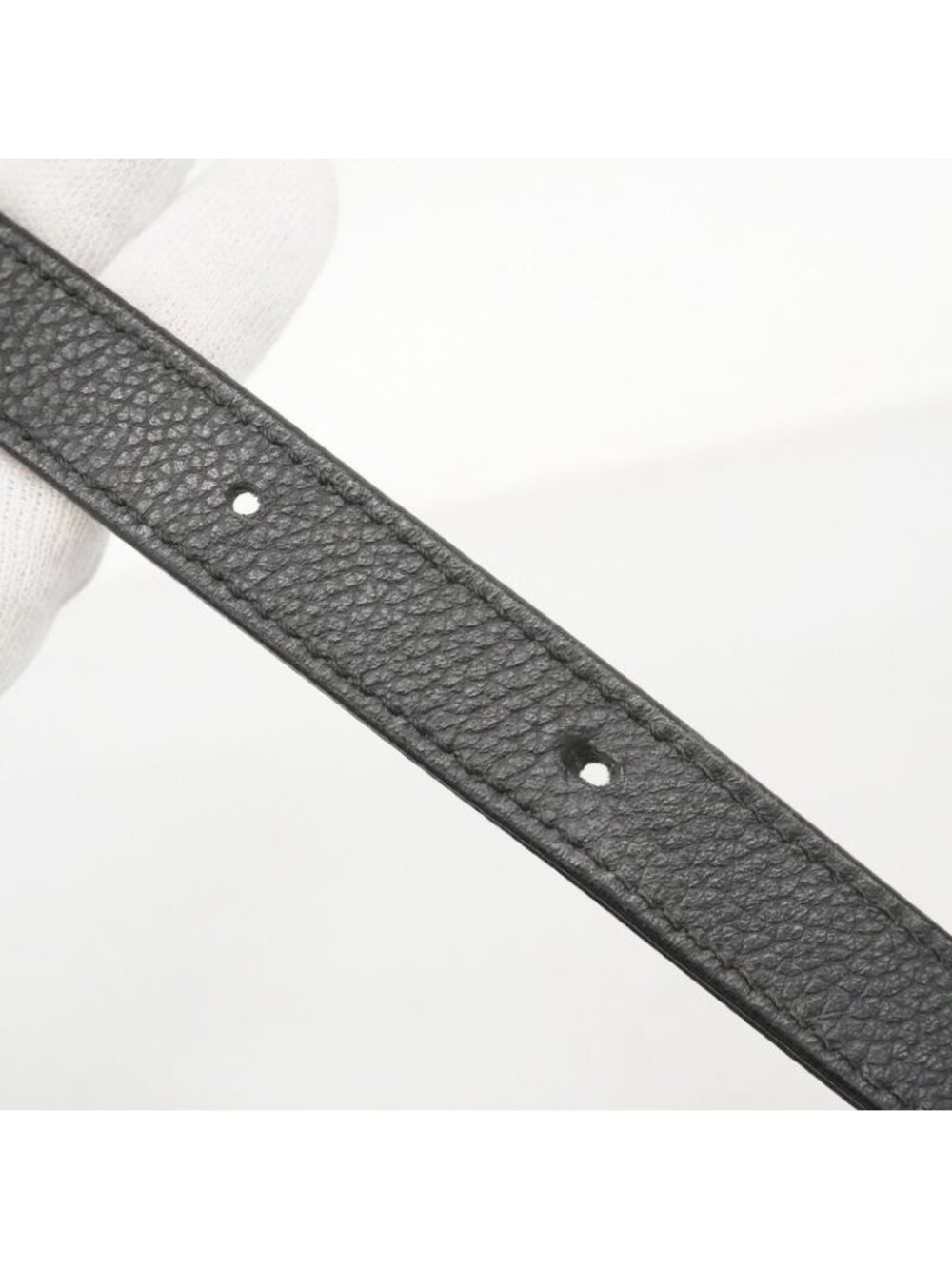 Chanel Waist Bag 2.55 Caviar Leather Black Silver - Picture 8 of 10